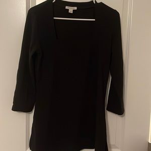 Boston Proper 3/4 sleeve square neck top